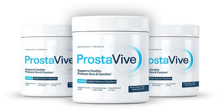 Three jars of ProstaVive